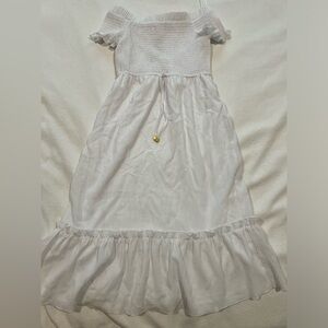 Michael Kors Smocked Off-Shoulder Summer Dress